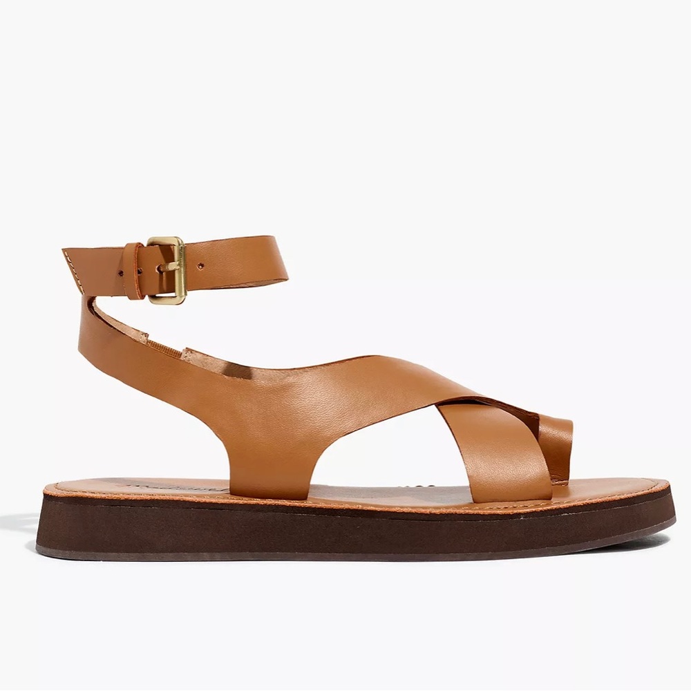 The Natasha Flatform Sandal sz 9 madewell